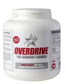 Overdrive pre-workout formula from Eiselt